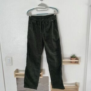 Katin Ward Textured Pant Thyme Green Elastic Waist Relaxed Men's Size Small